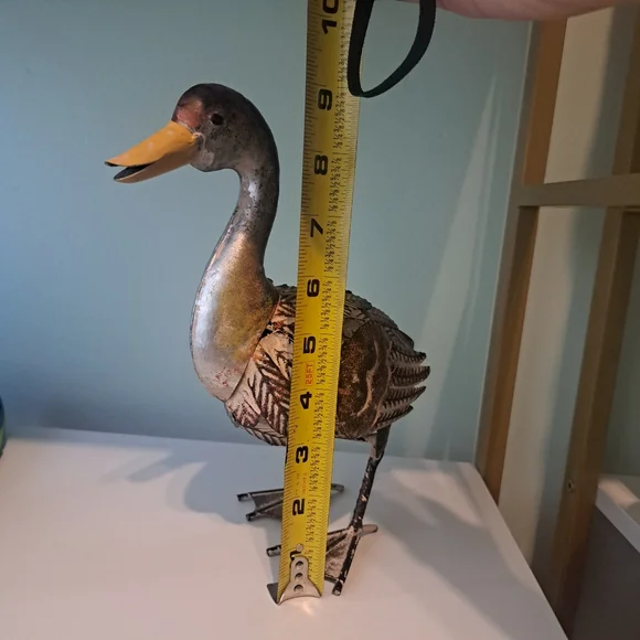 Decorative Metal Bird Sculpture - Multicolor - Picture 4 of 4